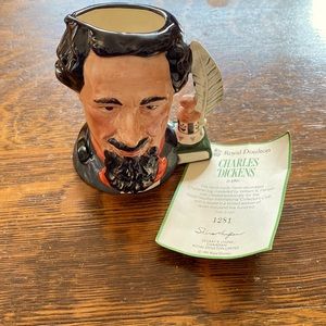 Royal Doulton Charles Dickens Toby Jug. Hand made character jug.